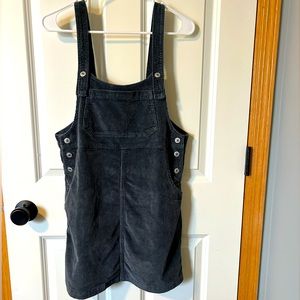 Gray courdoroy dress